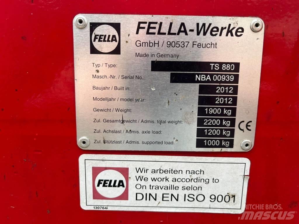 Fella TS 880 Рядкові жатки