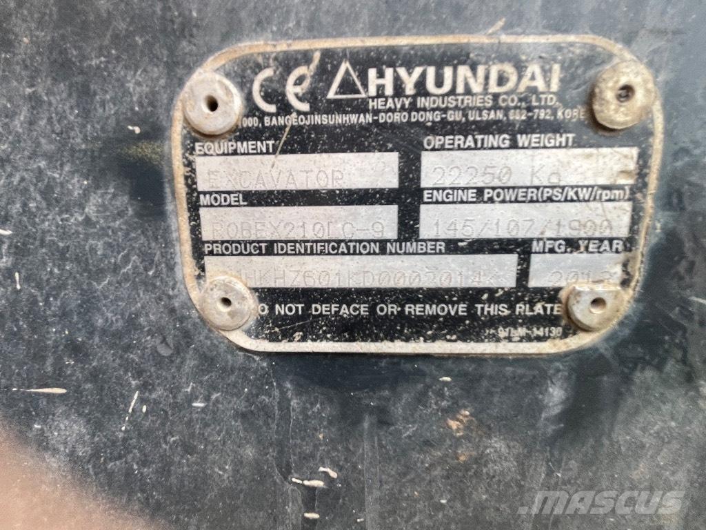 Hyundai 210-9 Гусеничні екскаватори