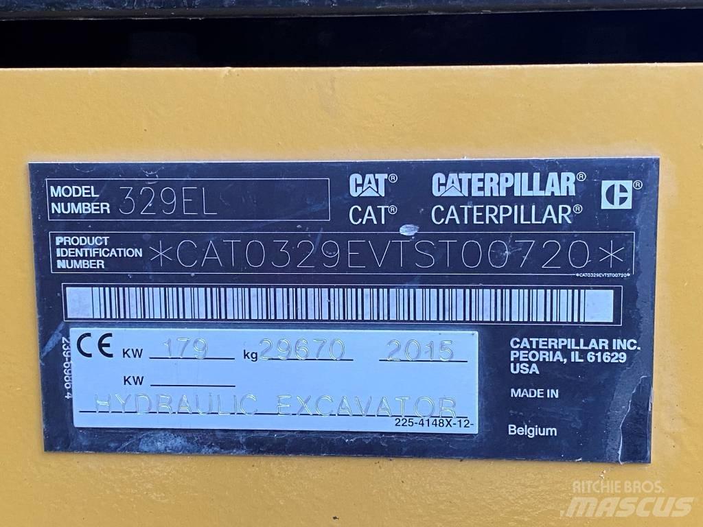 CAT 329 EL Гусеничні екскаватори