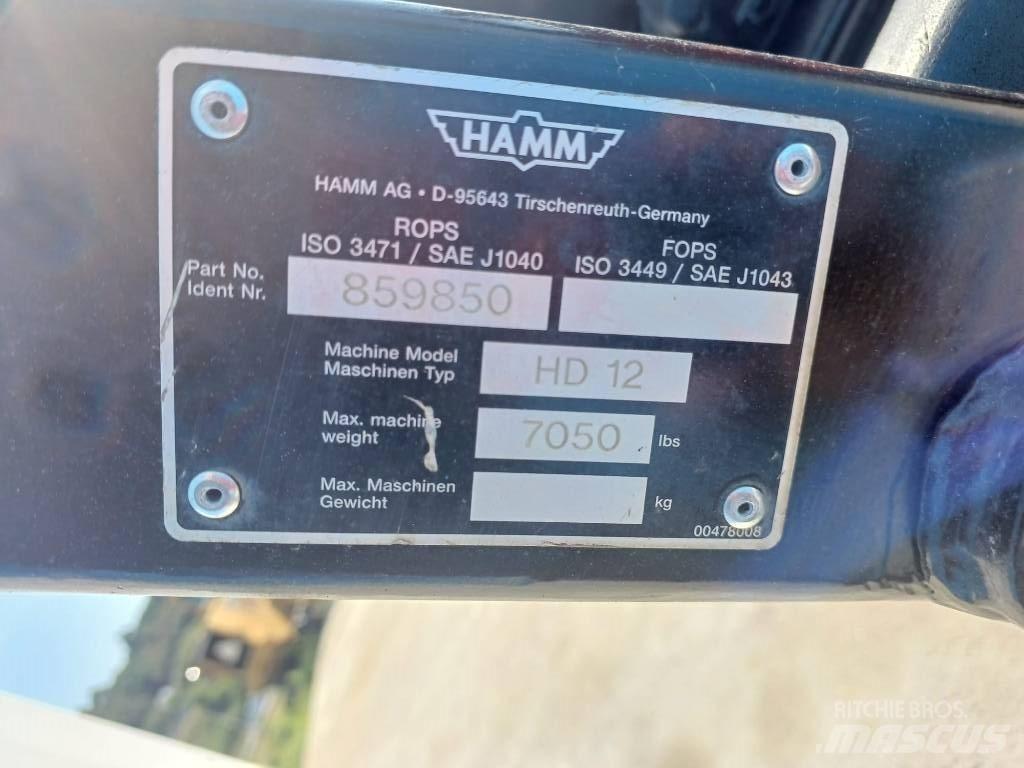 Hamm HD 12 Котки тротуарні
