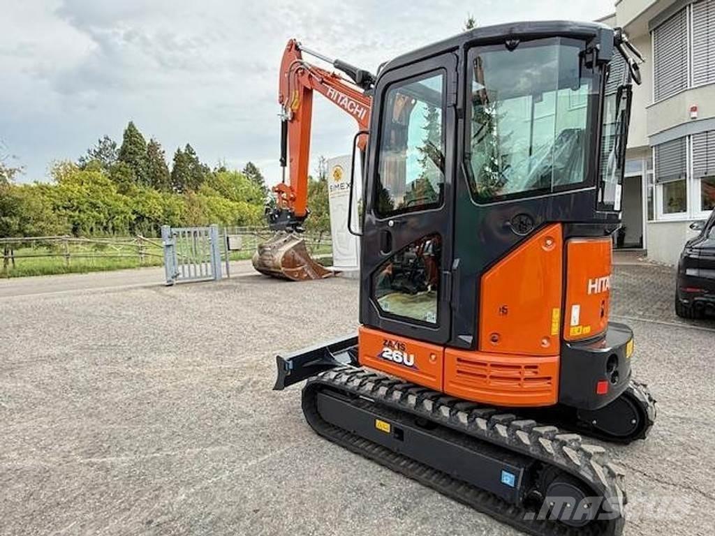 Hitachi ZX26 U-6 Міні-екскаватори < 7т