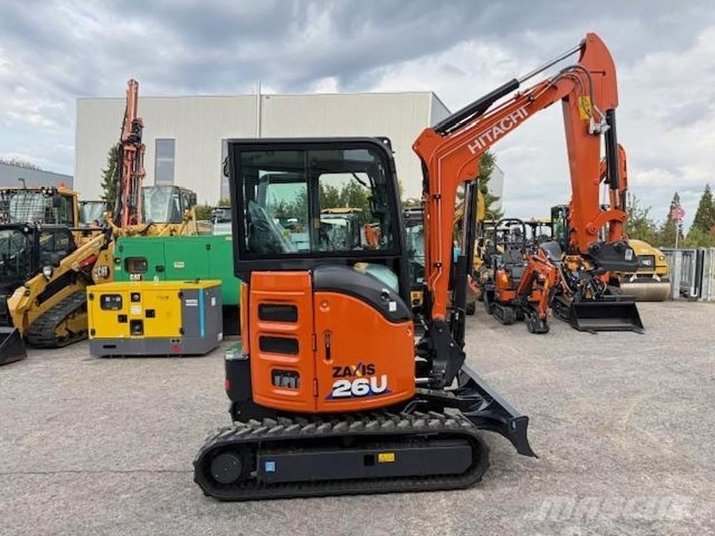 Hitachi ZX26 U-6 Міні-екскаватори < 7т