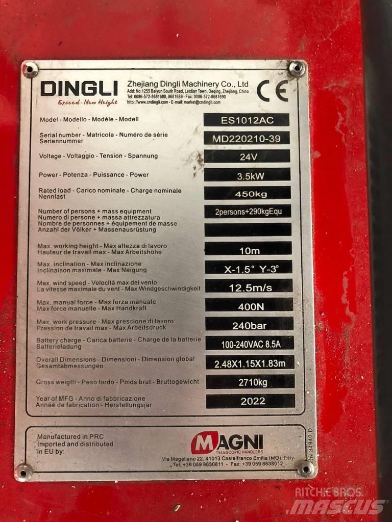 Magni ES 1012 AC Підйомники-ножиці