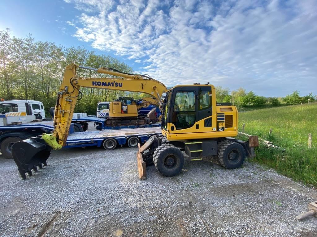 Komatsu PW 148 Колісні екскаватори