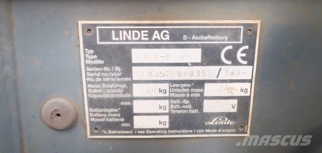Linde H40T-01 Газові навантажувачі