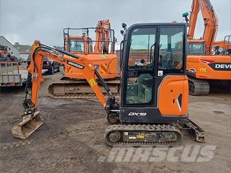 Doosan DX 19 Міні-екскаватори < 7т