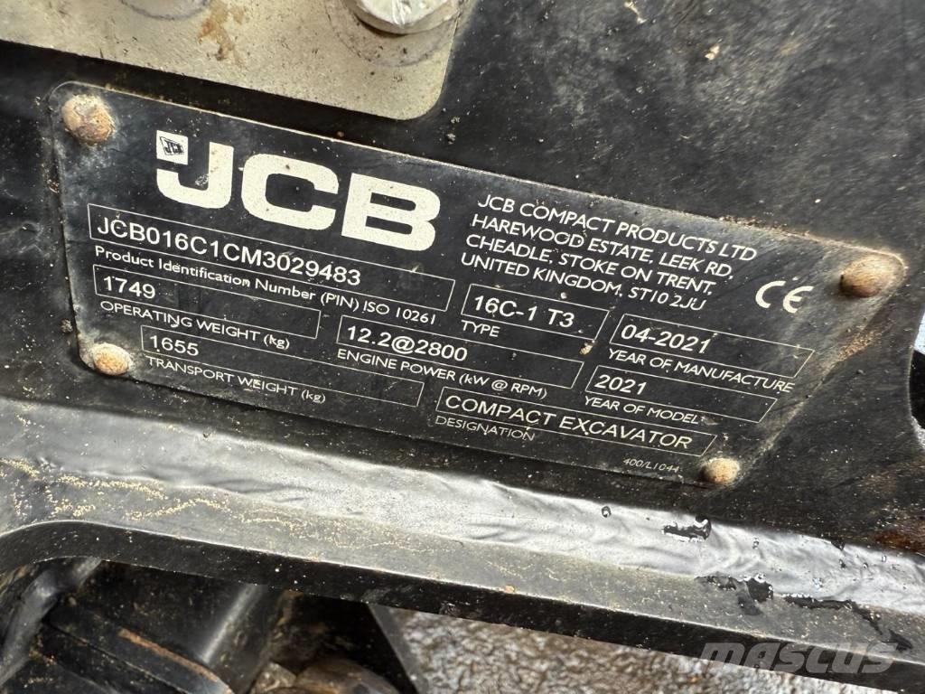 JCB 16 C-1 Міні-екскаватори < 7т