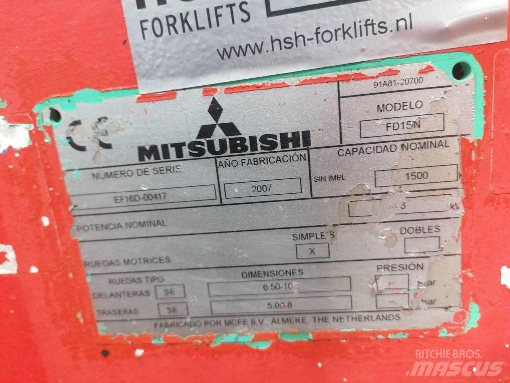 Mitsubishi FD15N Дизельні навантажувачі