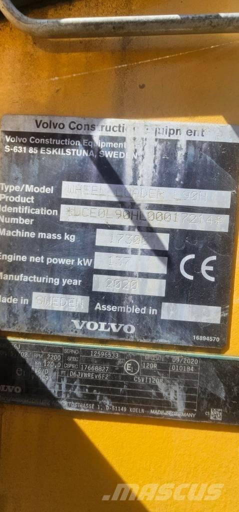Volvo L 90 H Фронтальні навантажувачі