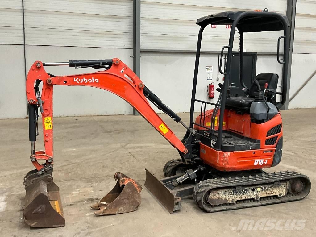 Kubota U 15-3 Міні-екскаватори < 7т