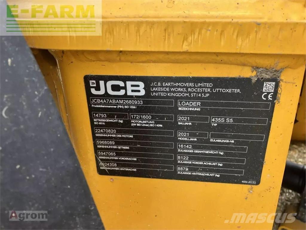 JCB 435 s agri Міні-екскаватори < 7т