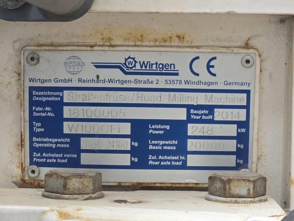 Wirtgen W 100 CFI Холодні дорожні фрези