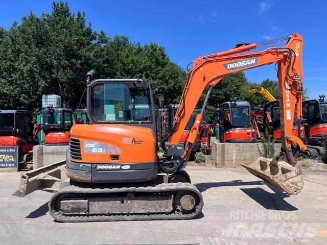 Doosan DX 63-3 Міні-екскаватори < 7т