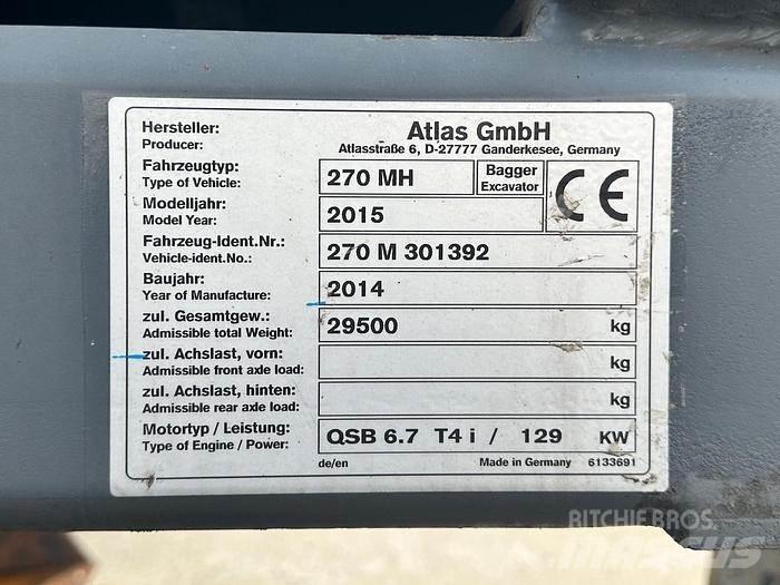 Atlas 270MH Перевантажувачі металобрухту/промислові навантажувачі