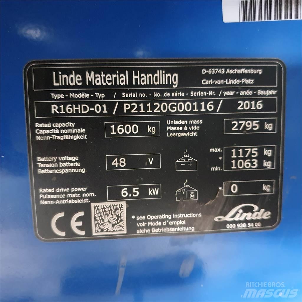 Linde R16HD Річ-трак із високим підйомом
