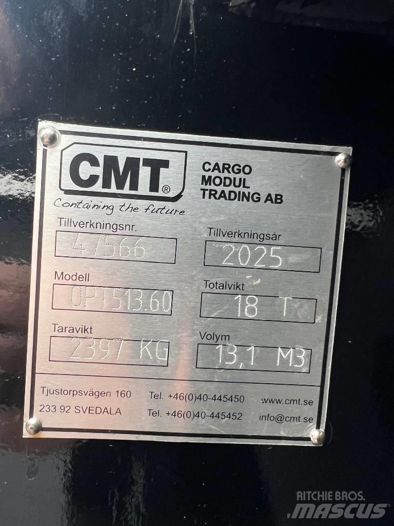 CMT Schaktflak 13m3 Зйомні кузови