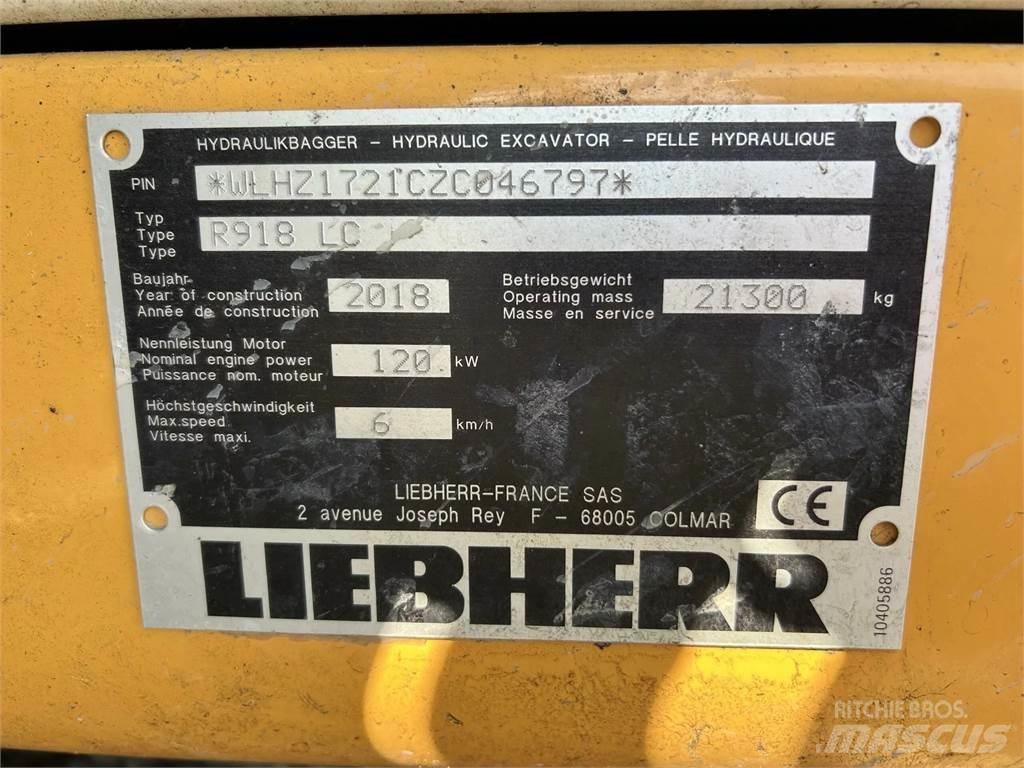 Liebherr R918 LC Гусеничні екскаватори