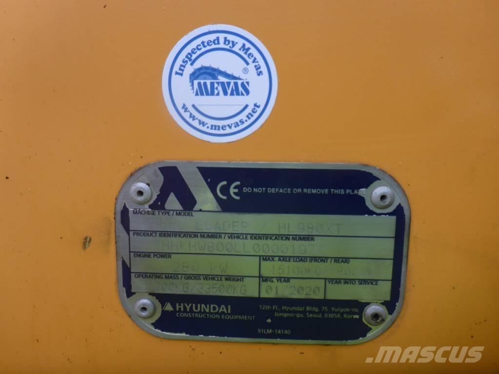 Hyundai HL980XT Фронтальні навантажувачі