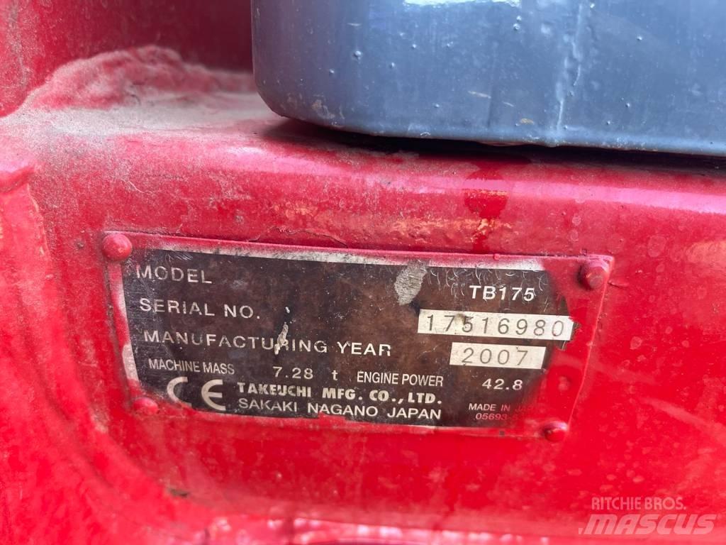 Takeuchi TB 175 Середні екскаватори 7т. - 12т.