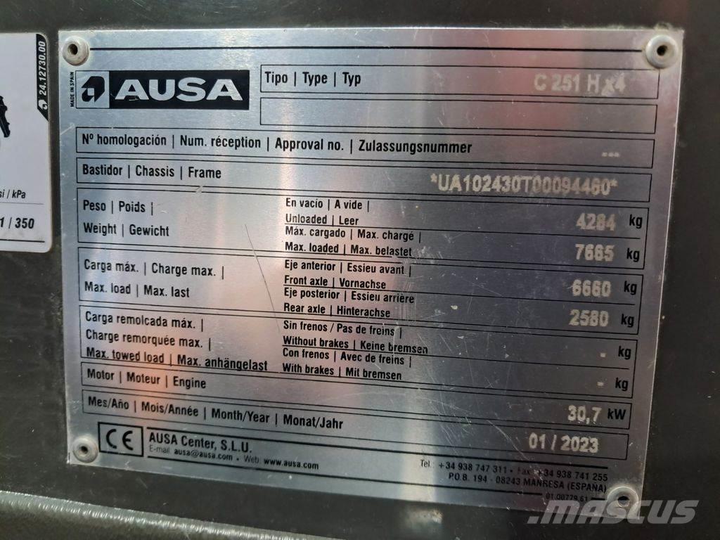 Ausa C251 HX4 Навантажувачі підвищеної прохідності