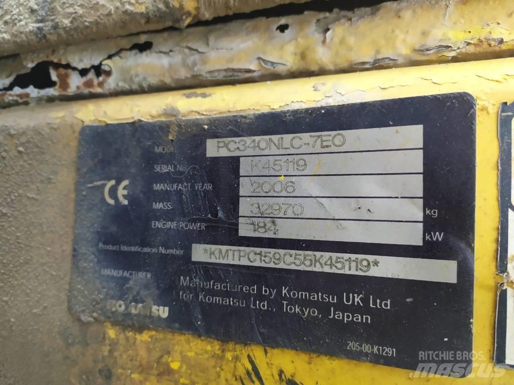 Komatsu PC340NLC-7EO Гідравліка