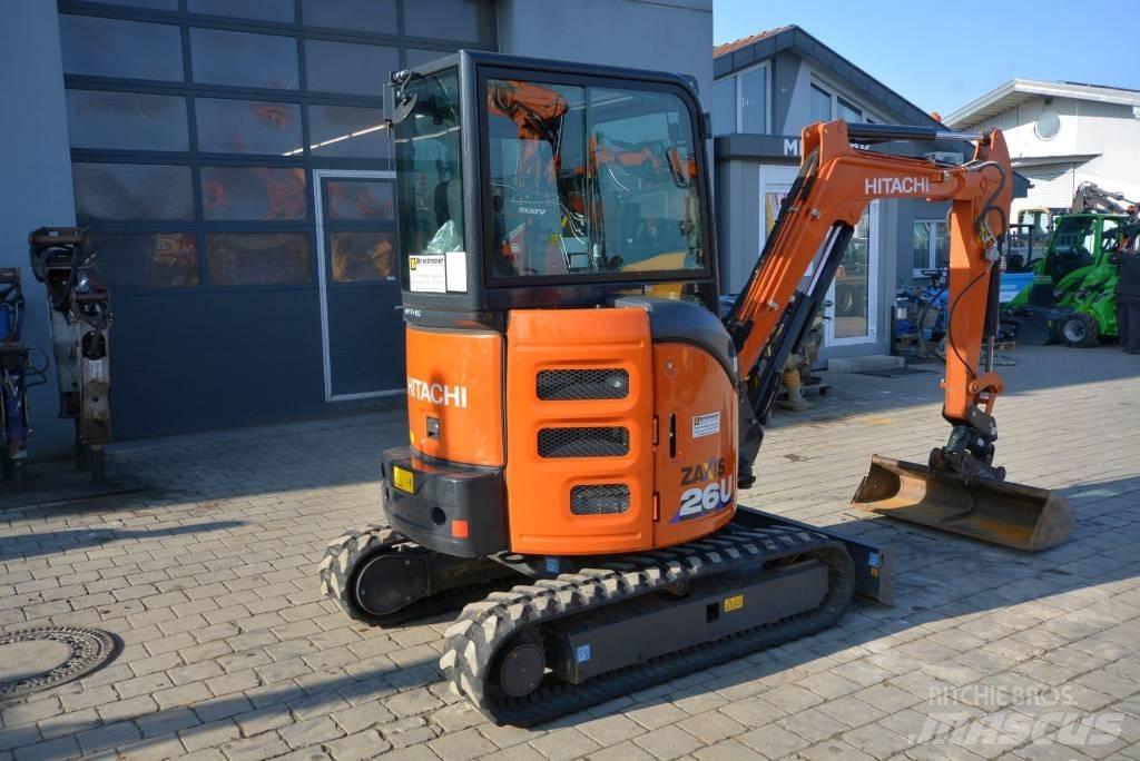 Hitachi ZX 26 U-6 Міні-екскаватори < 7т