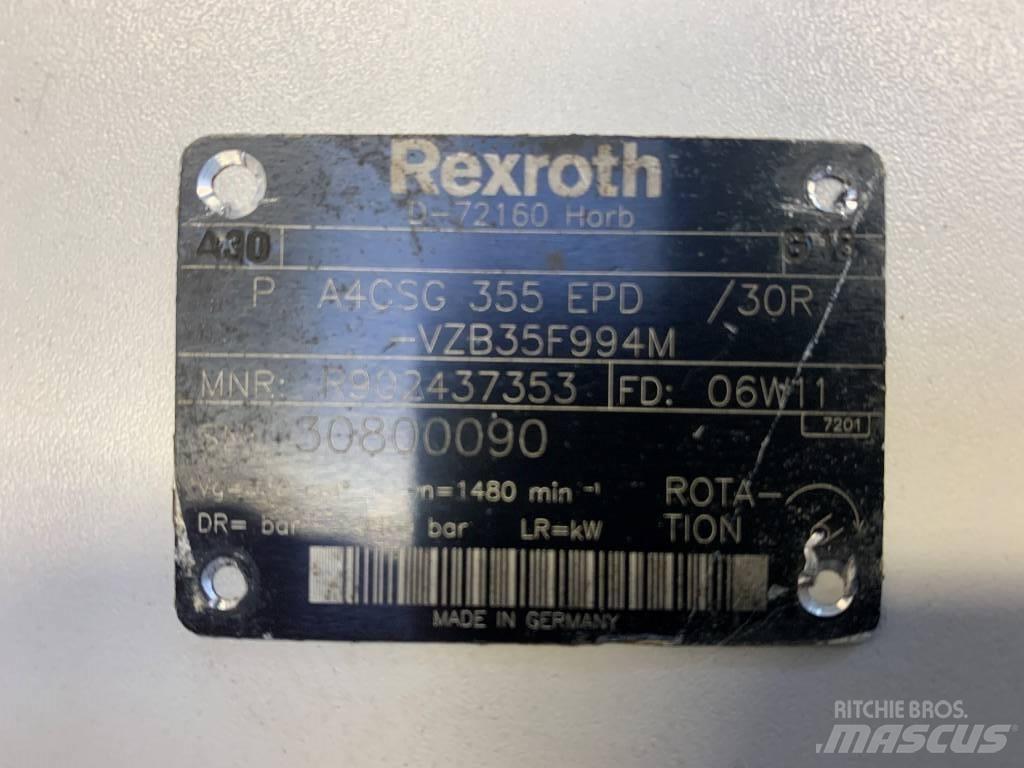 Rexroth A4CSG355 Гідравліка
