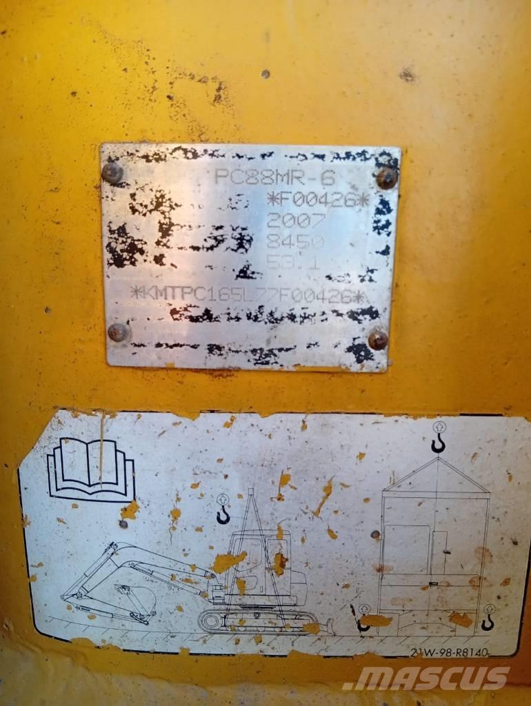 Komatsu PC 88 MR-6 Середні екскаватори 7т. - 12т.