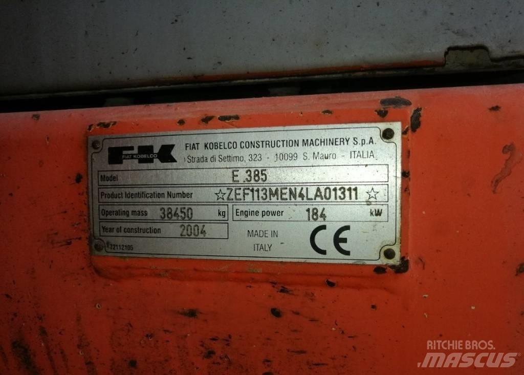 Fiat-Kobelco E385 Гусеничні екскаватори