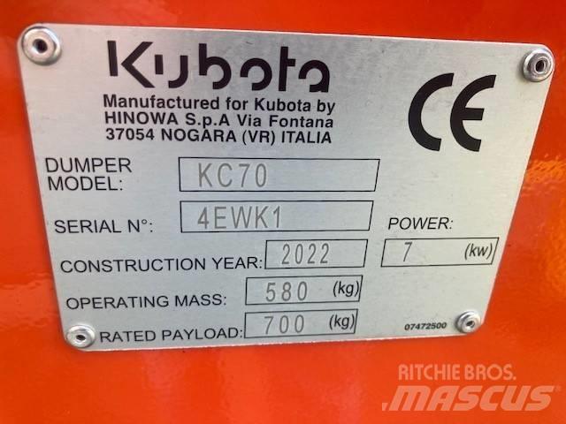 Kubota KC 70 H-4 Міні самоскиди