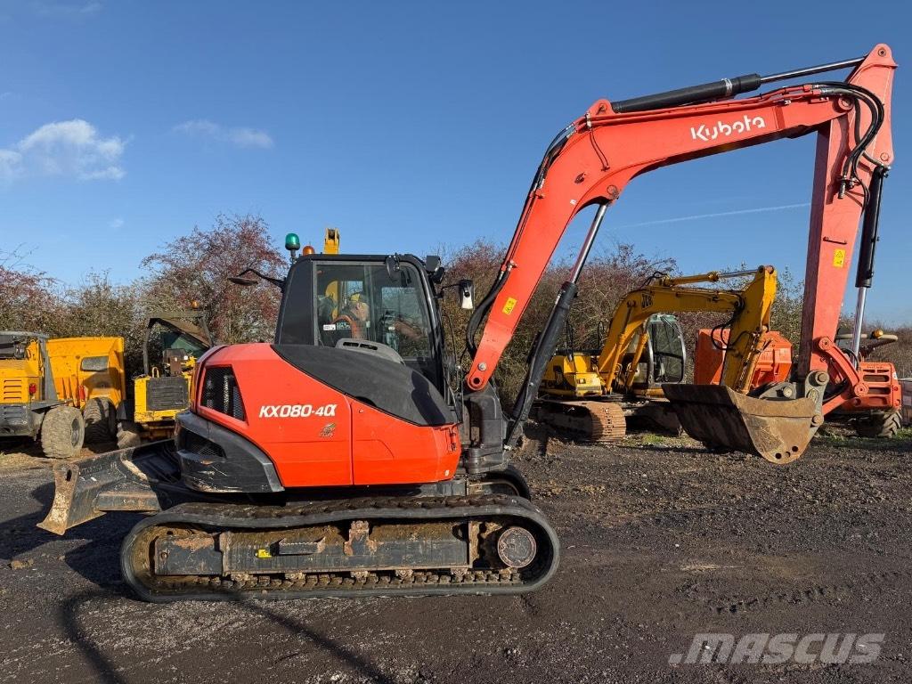 Kubota KX080-4 Середні екскаватори 7т. - 12т.