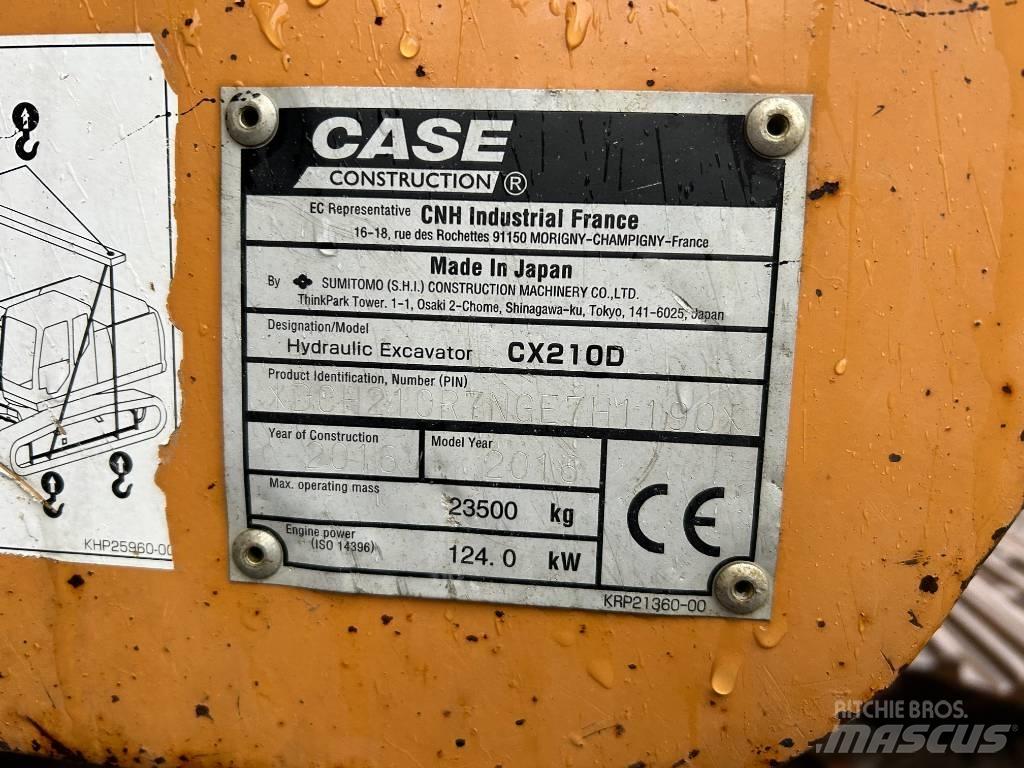 CASE CX 210 D Гусеничні екскаватори