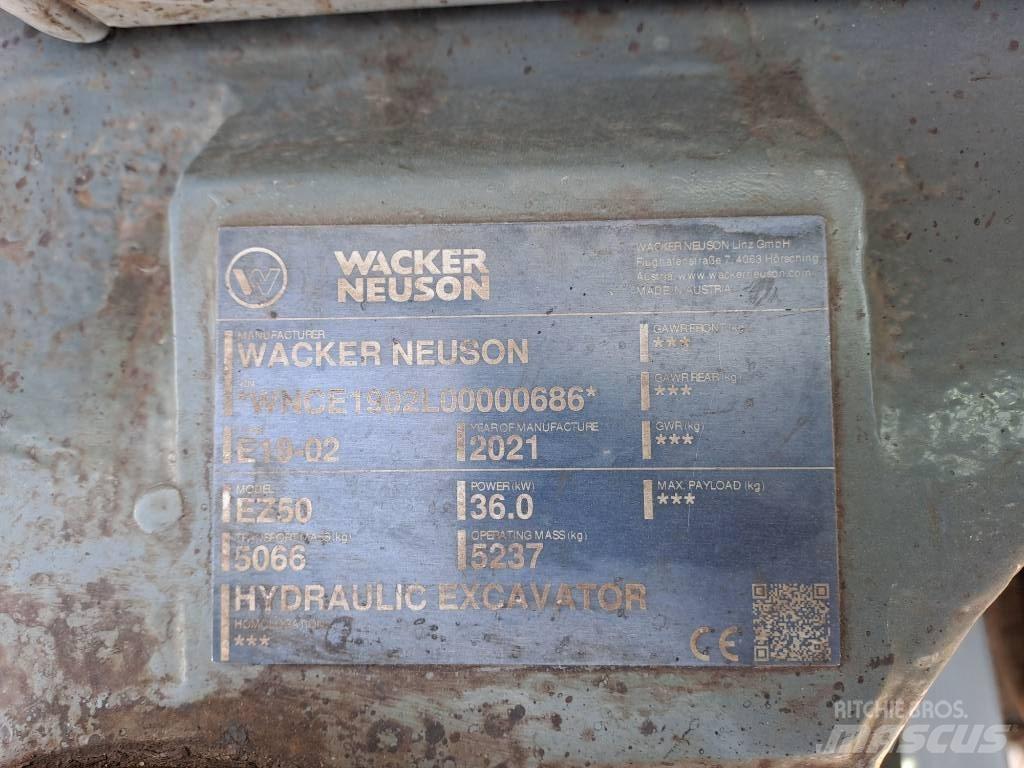 Wacker Neuson EZ50 Гусеничні екскаватори