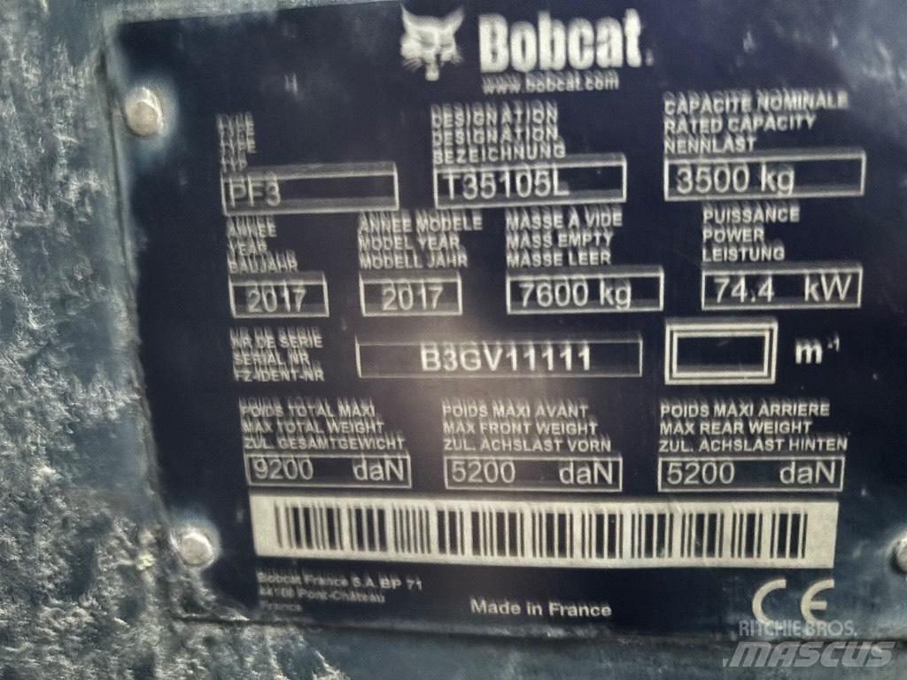 Bobcat T 35.105 L Телескопічні навантажувачі