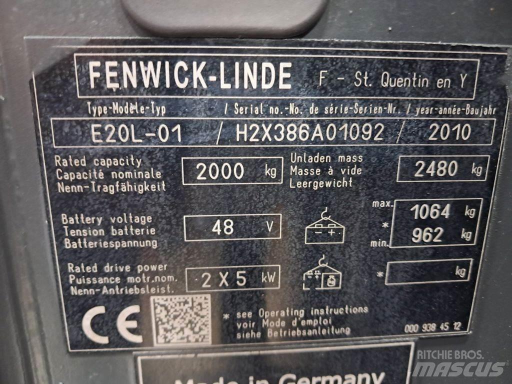 Linde E20L-01 Інше
