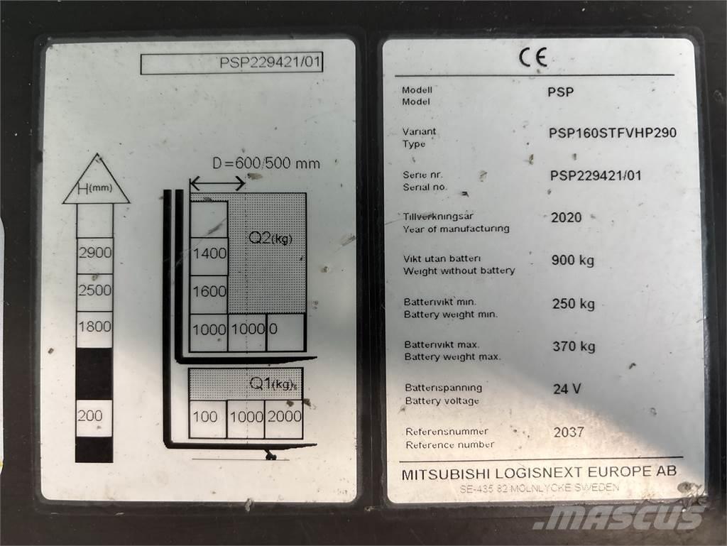 Atlet PSP160 Самохідні електроштабелери