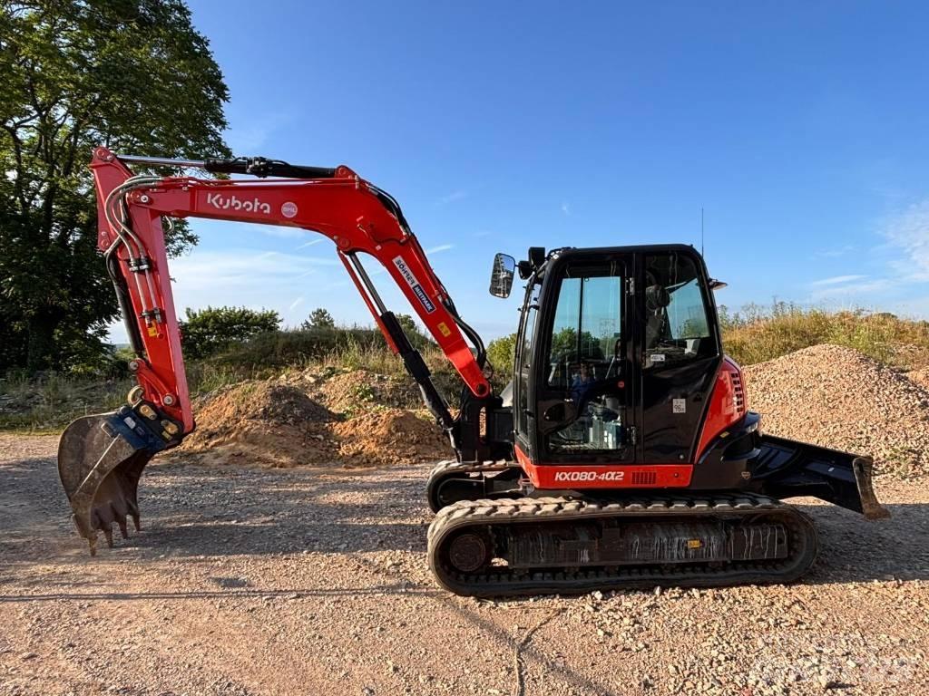 Kubota KX 080-4 Міні-екскаватори < 7т