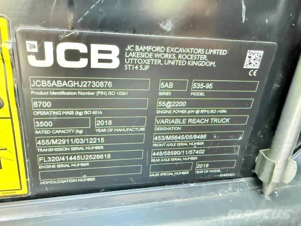 JCB 535-95 Телескопічні навантажувачі