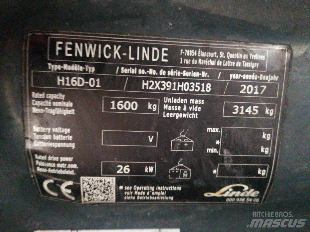 Linde H16D-01 Дизельні навантажувачі