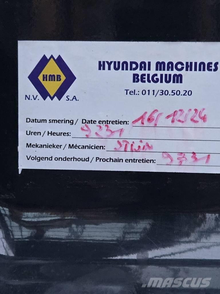 Hyundai R 180W-9A Колісні екскаватори