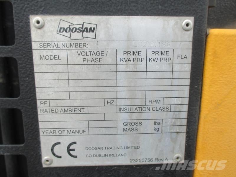Doosan G 20 Дизельні генератори