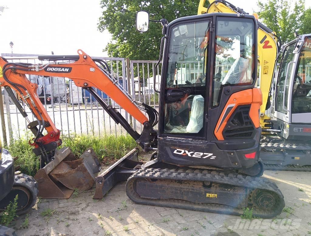 Doosan DX 27 Z Міні-екскаватори < 7т