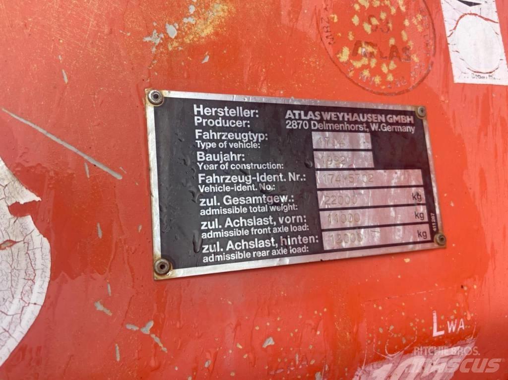 Atlas 1704 Колісні екскаватори