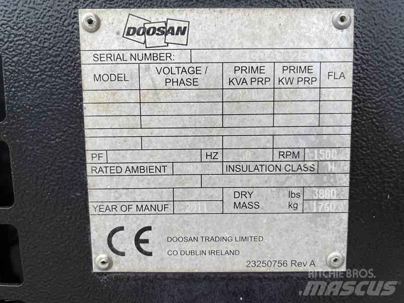 Doosan G 40 Дизельні генератори