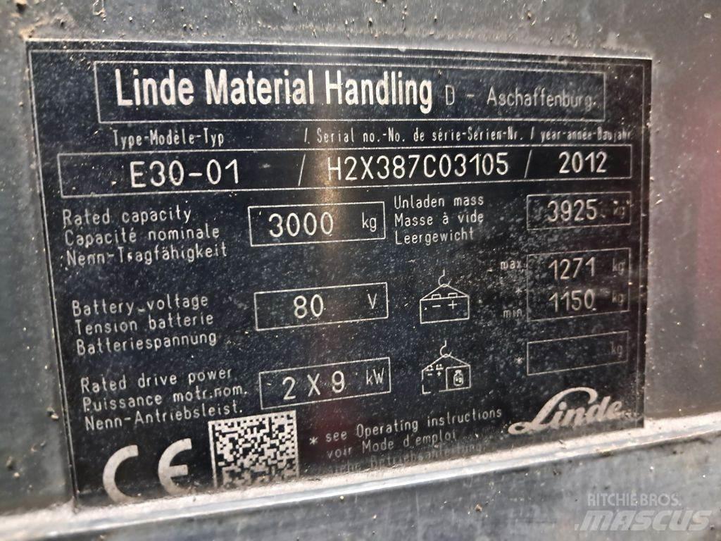 Linde E30-01 Електронавантажувачі