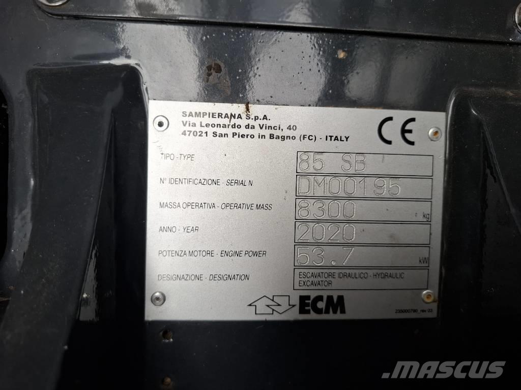 ECM 85 SB Середні екскаватори 7т. - 12т.