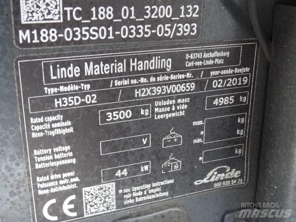 Linde H35D-02 Дизельні навантажувачі
