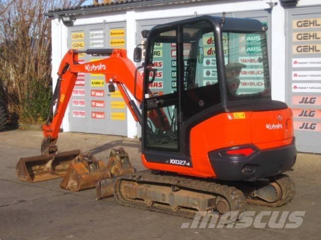 Kubota KX027-4 Міні-екскаватори < 7т