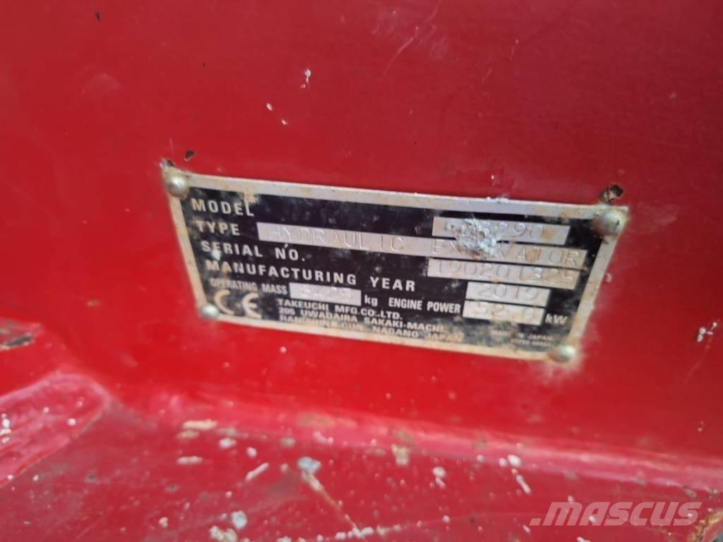 Takeuchi TB 290 Середні екскаватори 7т. - 12т.