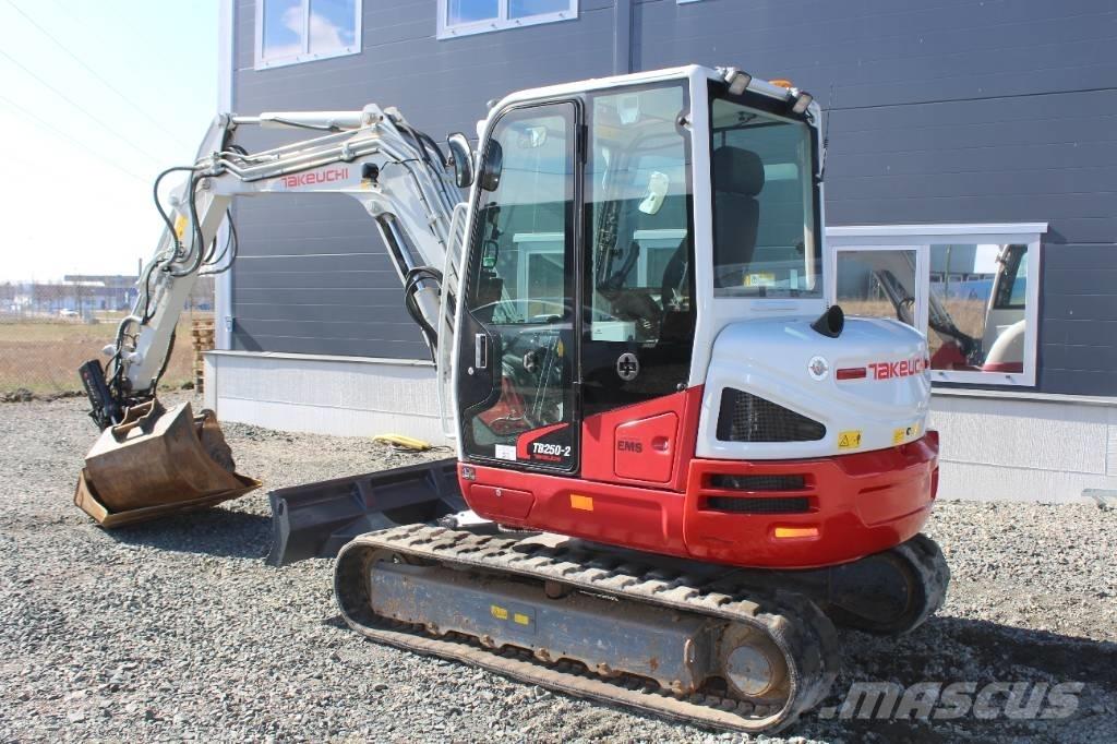 Takeuchi TB 250 Міні-екскаватори < 7т